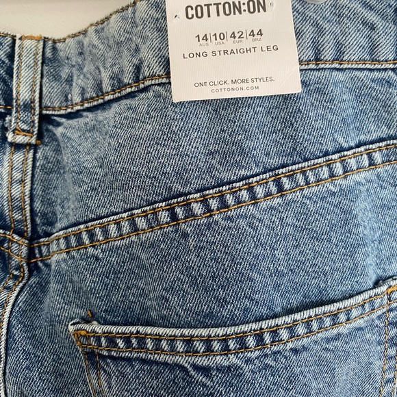 Cotton On Jeans Long Straight Leg NEW with tags - Picture 7 of 7